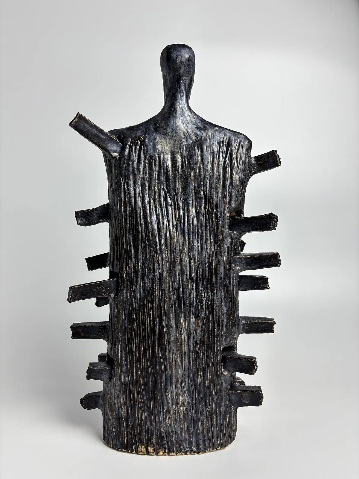 Image of House by VITALIY KRASUTSKIY, made of Chamotte clay, glazes, Sculpture medium, from Lviv, part of the Series 1 series, priced at €600 Photo 3 of 10.