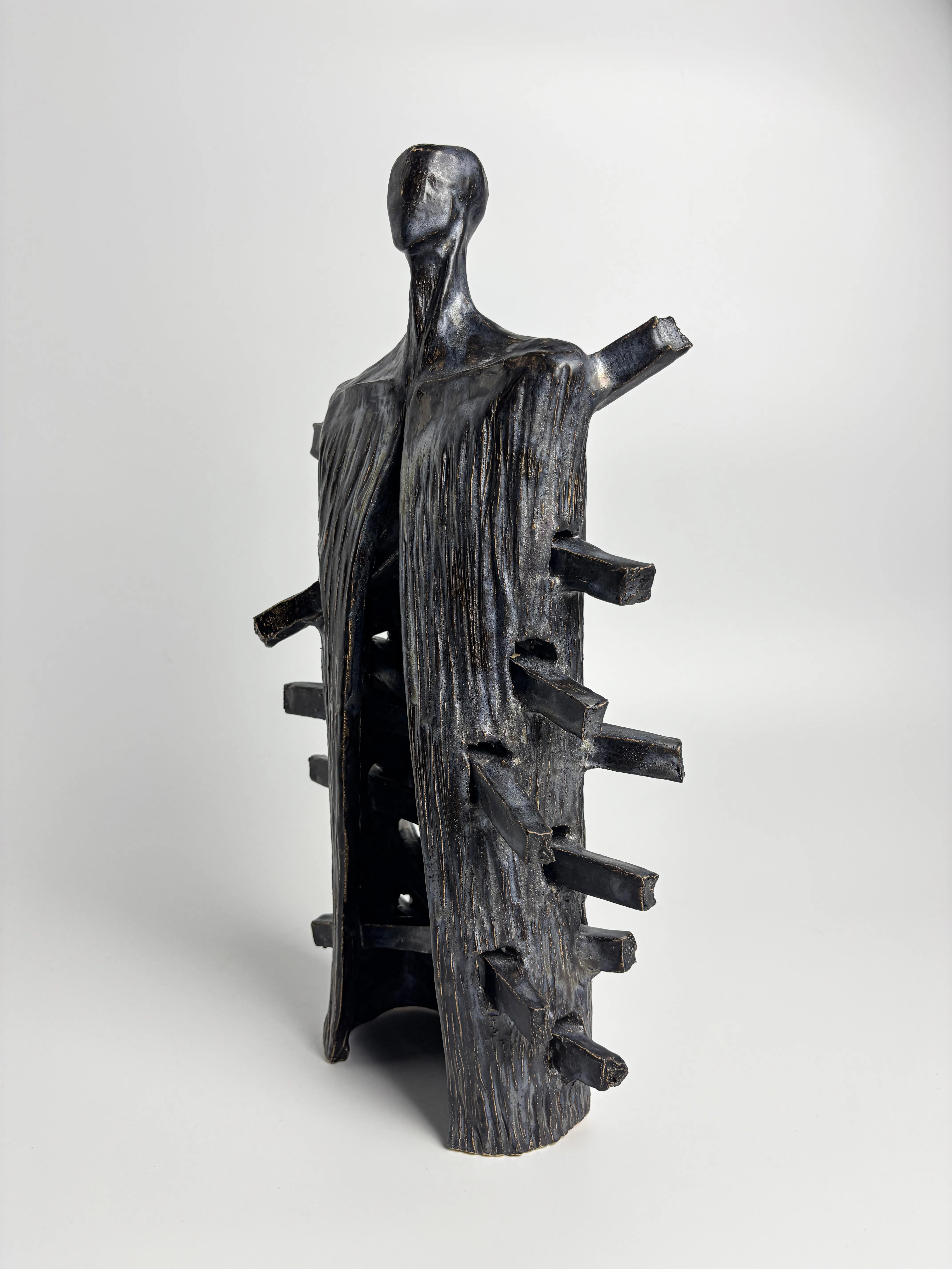 Image of House by VITALIY KRASUTSKIY, made of Chamotte clay, glazes, Sculpture medium, from Lviv, part of the Series 1 series Photo 4 of 10.