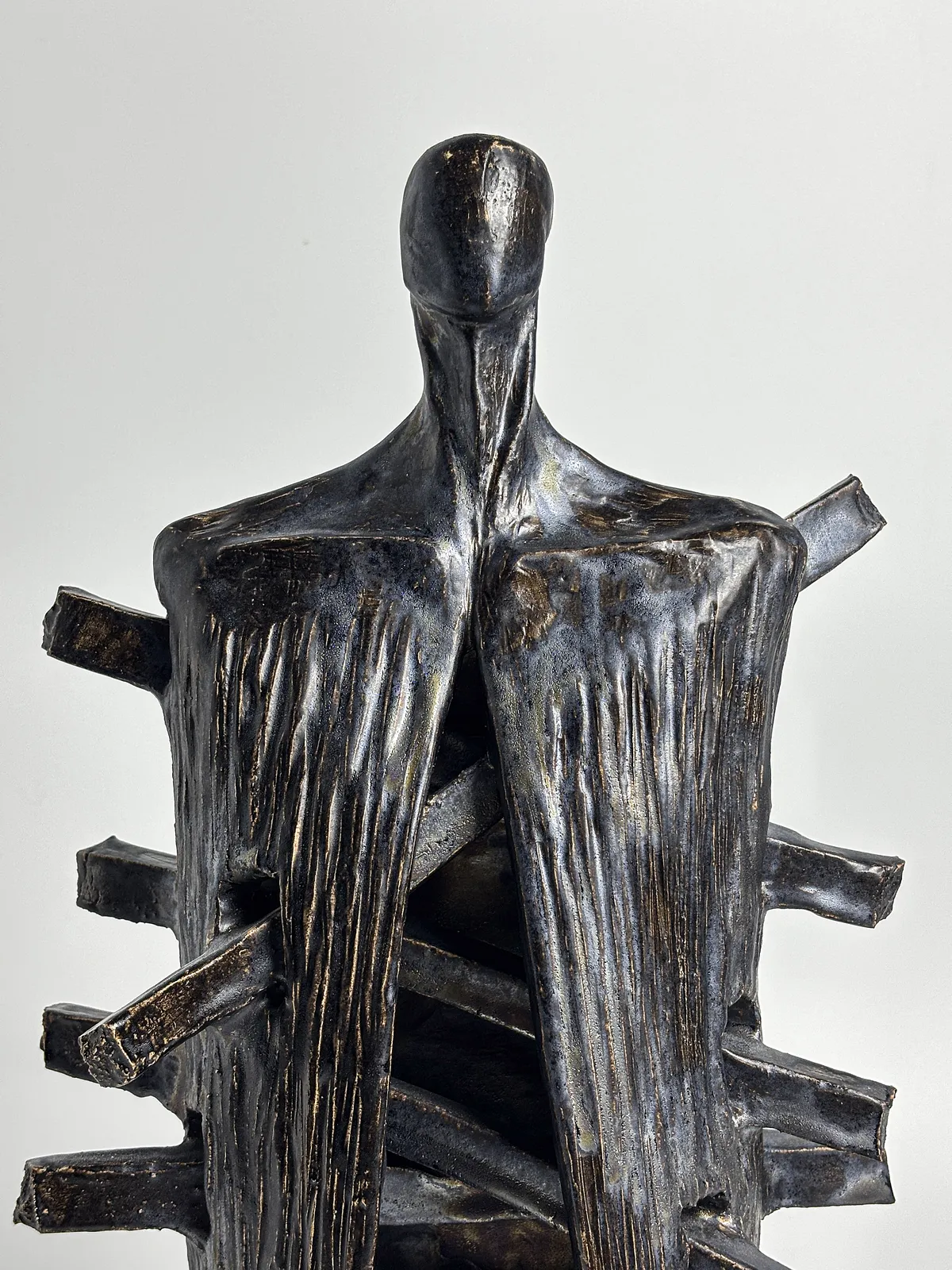 Image of House by VITALIY KRASUTSKIY, made of Chamotte clay, glazes, Sculpture medium, from Lviv, part of the Series 1 series, priced at €600 Photo 6 of 10.