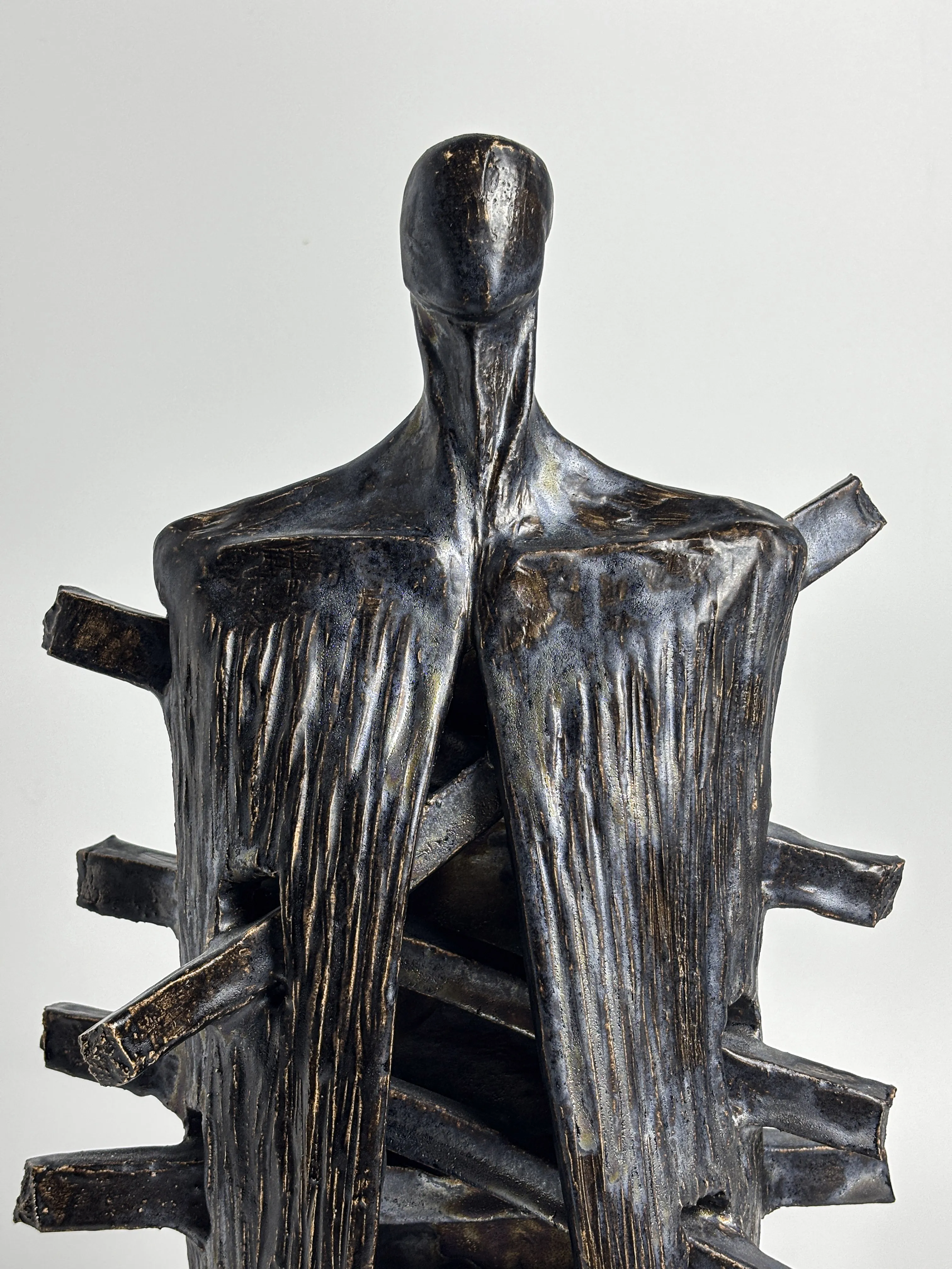 Image of House by VITALIY KRASUTSKIY, made of Chamotte clay, glazes, Sculpture medium, from Lviv, part of the Series 1 series Photo 6 of 10.