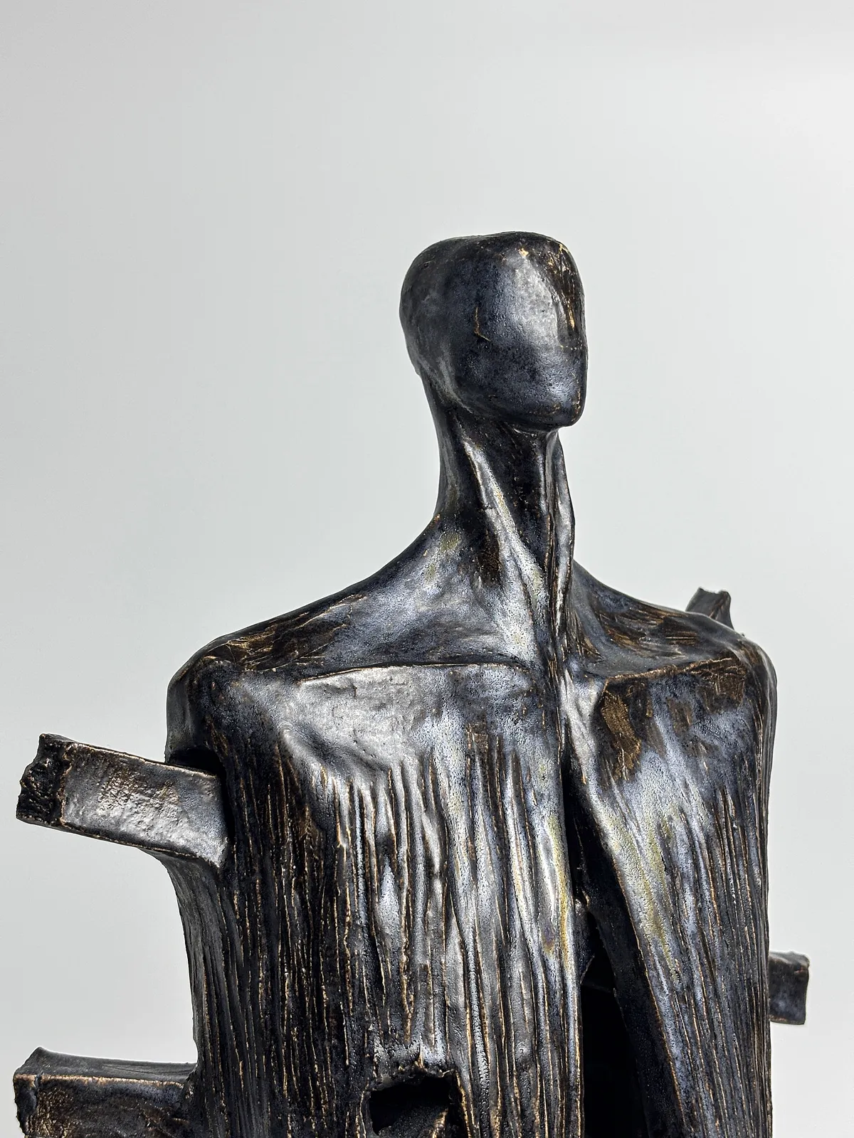 Image of House by VITALIY KRASUTSKIY, made of Chamotte clay, glazes, Sculpture medium, from Lviv, part of the Series 1 series, priced at €600 Photo 9 of 10.
