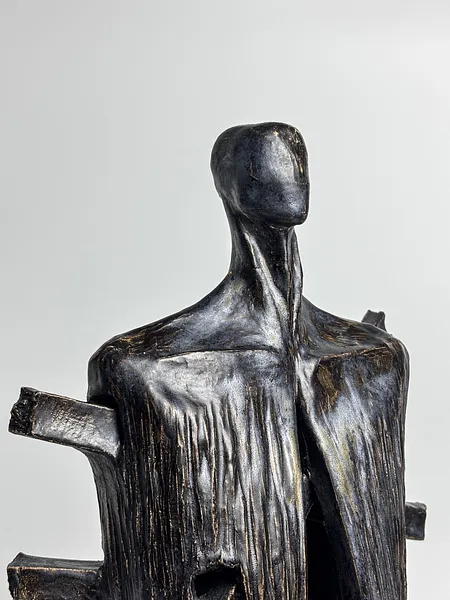 Image of House by VITALIY KRASUTSKIY, size: 40х22х10, made of Chamotte clay, glazes, Sculpture medium, from Lviv, part of the Series 1 series, priced at €600 Photo 9 of 10.