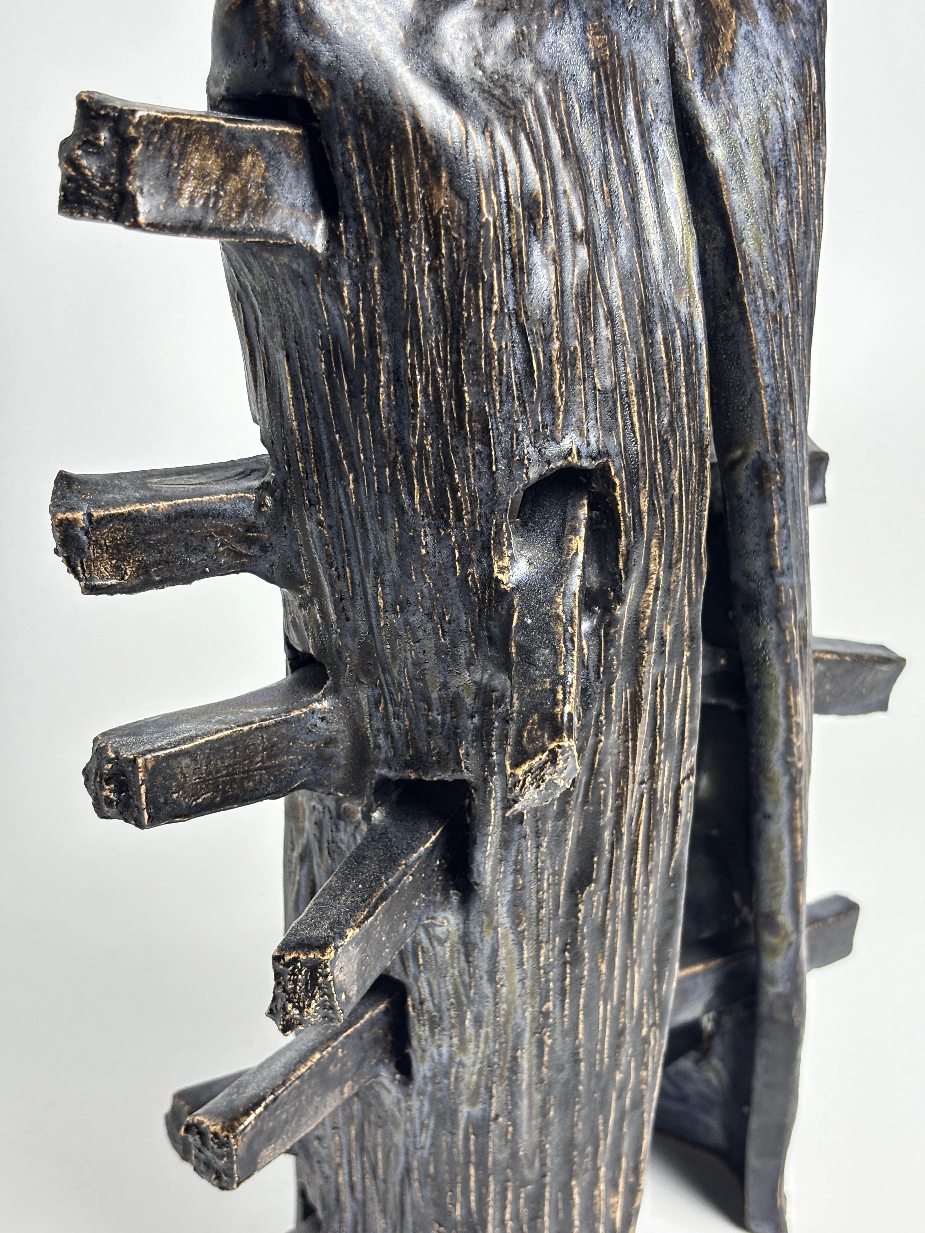 Image of House by VITALIY KRASUTSKIY, made of Chamotte clay, glazes, Sculpture medium, from Lviv, part of the Series 1 series Photo 10 of 10.