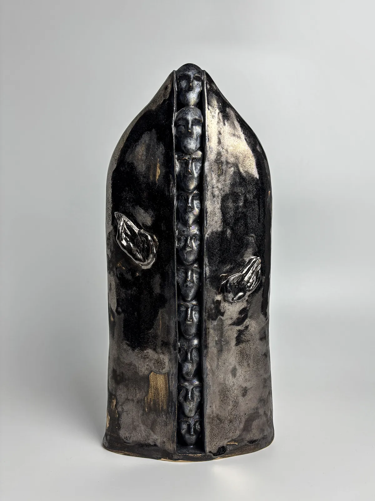 Image of Religion by VITALIY KRASUTSKIY, made of Chamotte clay, glazes, Sculpture medium, from Lviv, part of the Series 1 series, priced at €1000 Photo 2 of 9.