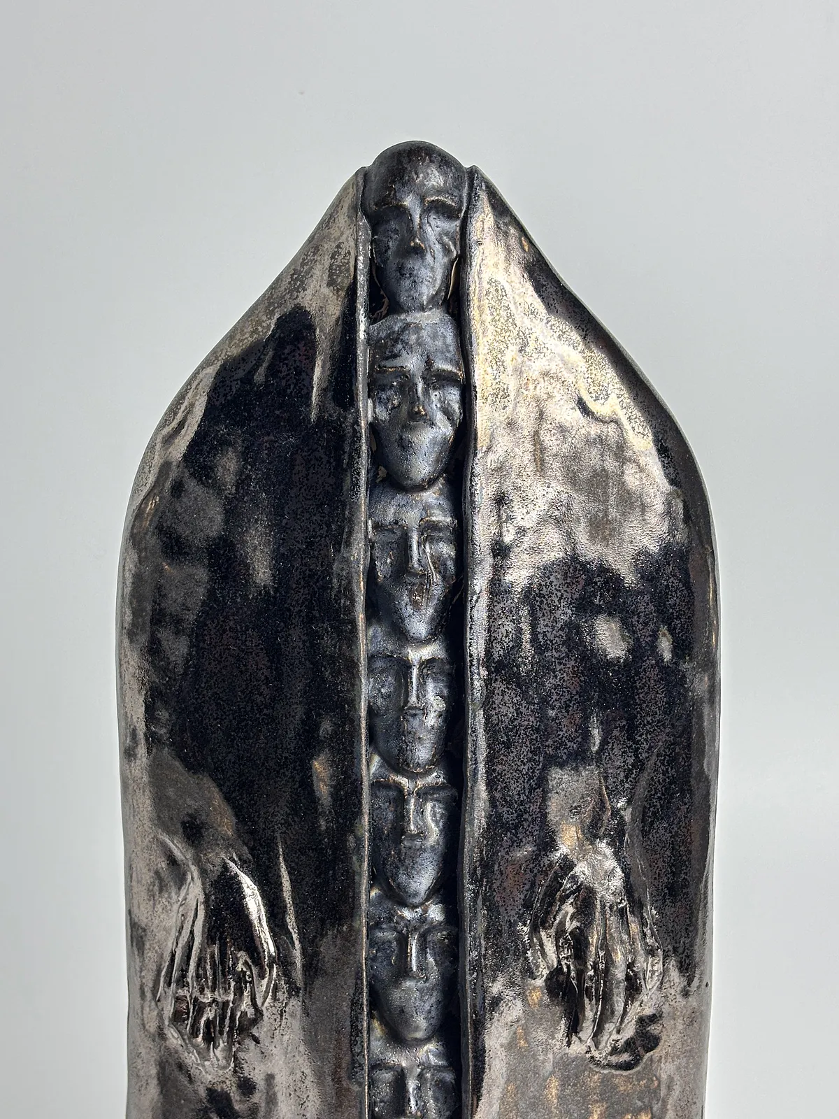 Image of Religion by VITALIY KRASUTSKIY, made of Chamotte clay, glazes, Sculpture medium, from Lviv, part of the Series 1 series, priced at €1000 Photo 5 of 9.