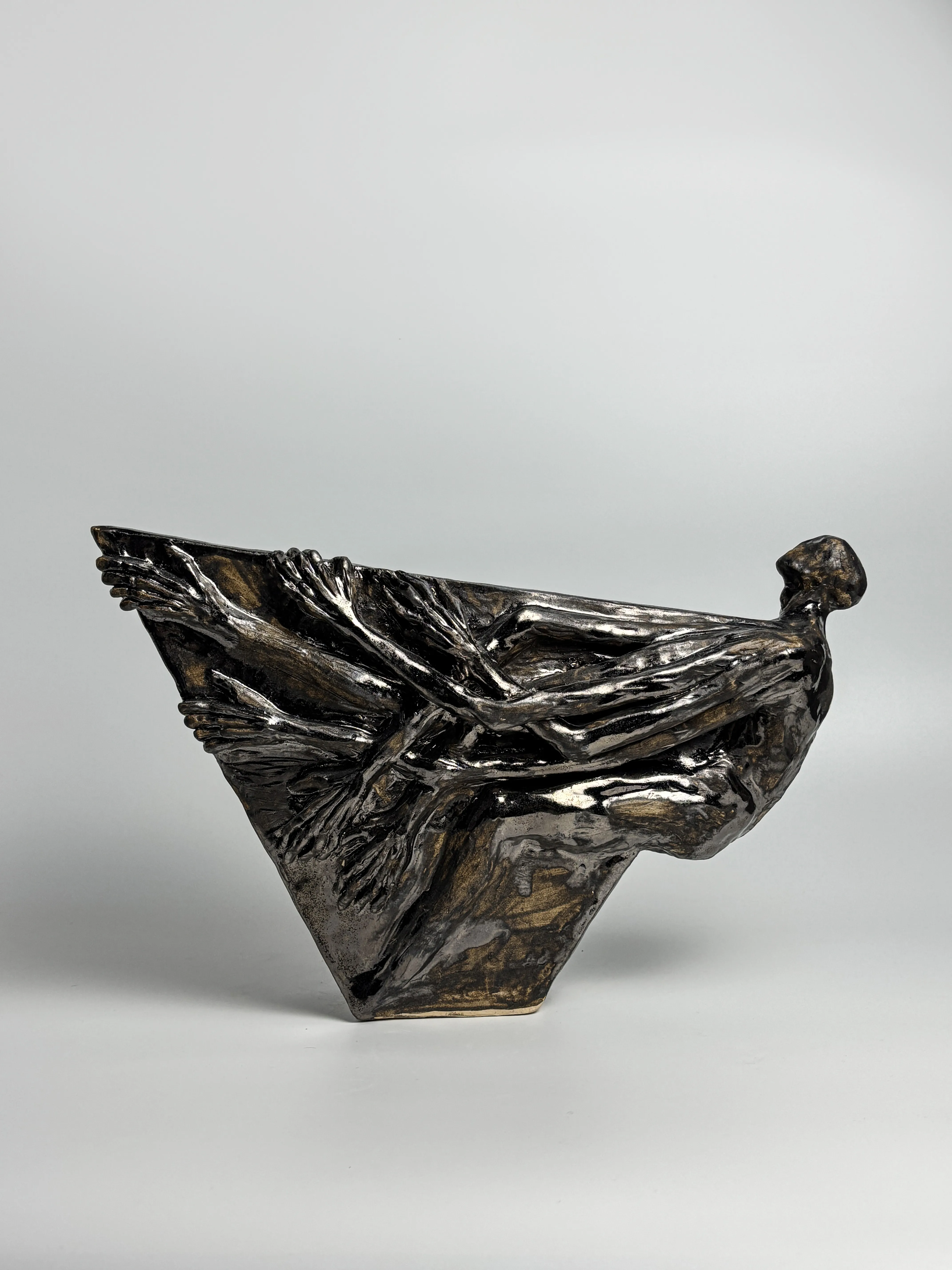 Image of My stairs by VITALIY KRASUTSKIY, made of Chamotte clay, glazes, Sculpture medium, from Lviv, part of the Series 1 series, priced at €2000 (≈ 103,541 грн) Photo 1 of 14.