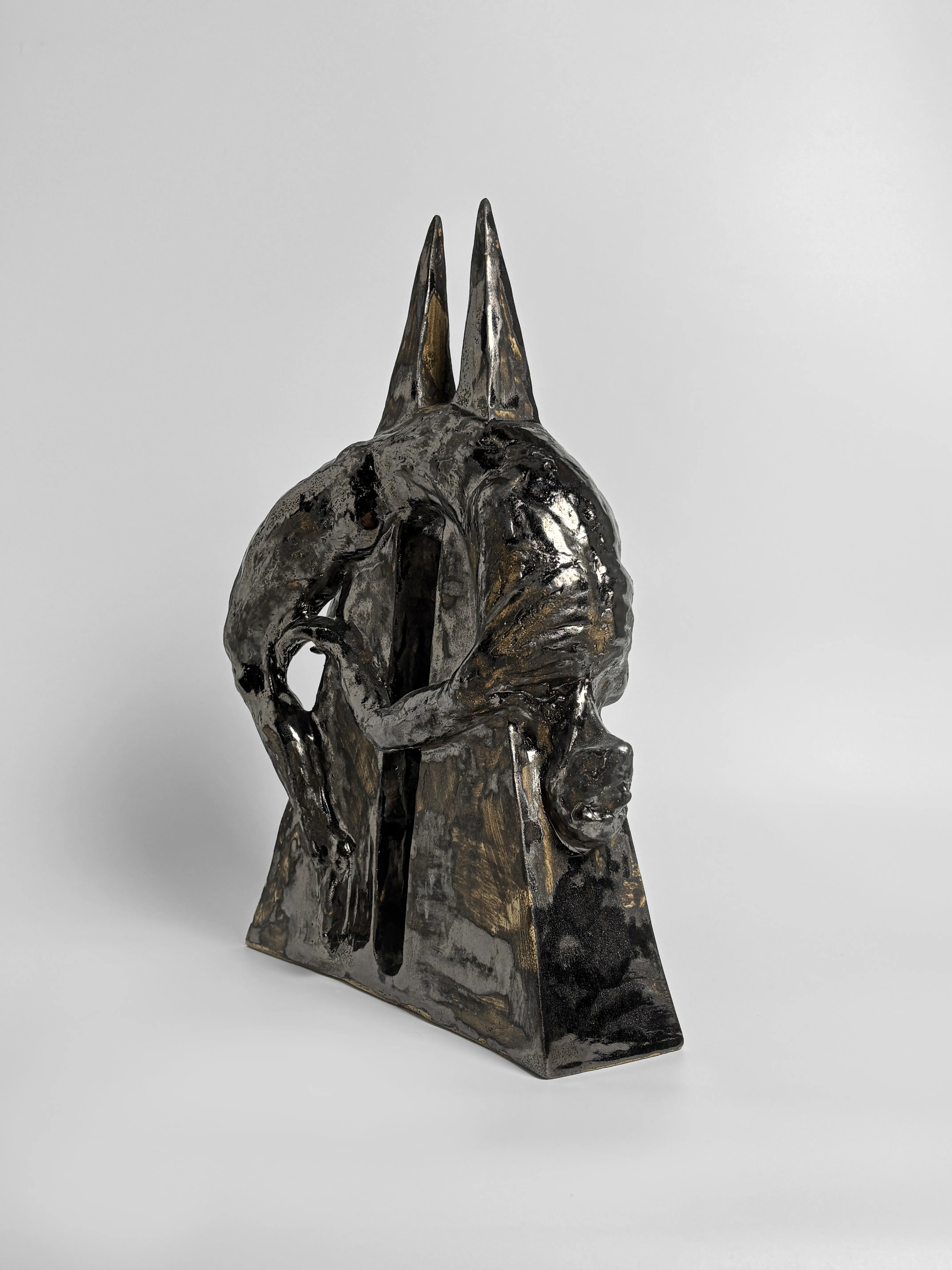 Image of Crucified by VITALIY KRASUTSKIY, made of Chamotte clay, glazes, Sculpture medium, from Lviv, part of the Series 1 series, priced at €1200 (≈ 62,390 грн) Photo 7 of 11.